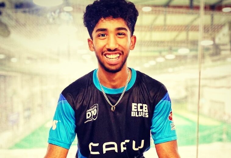 Abu Dhabi T10 perfect platform for youngsters, feels UAE teen Vriitya Aravind
